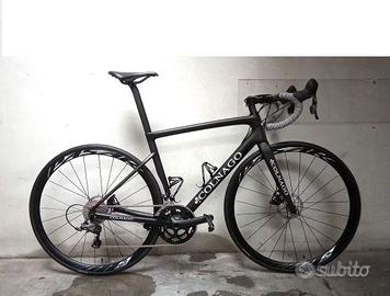 fibra carbonio bici corsa taglia 54 M ruote disco