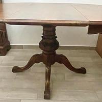 Tavolo antiquariato da 4 o 6 posti in noce
