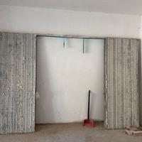 Contro telaio scrigno per due porte scorrevoli