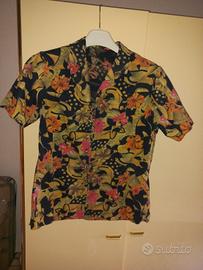 camicia a fiori donna 