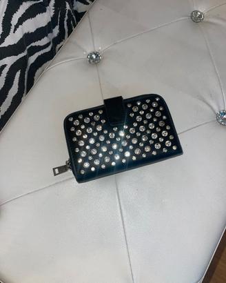 Portafogli nero brillantini