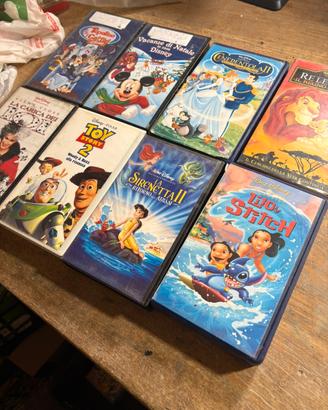Lotto VHS Disney originali – 8 cassette