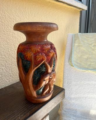 Vaso in legno