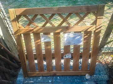 cancelletto in legno nuovo