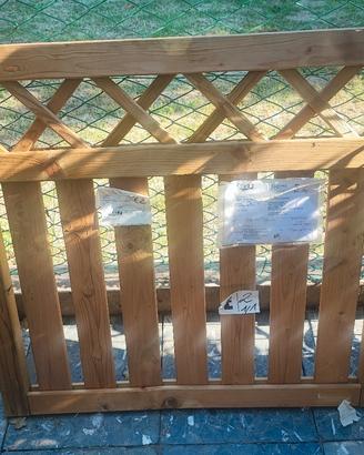 cancelletto in legno nuovo