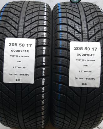 2 GOMME 205 50 17 GOODYEAR A2081