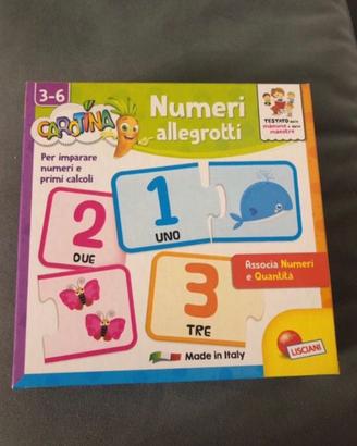 Gioco Lisciani -  I numeri allegrotti