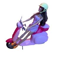Barbie scooter