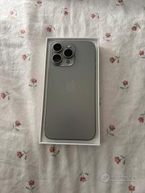 Iphone 15 pro max titanio naturale