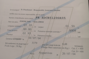 Gommone Zodiac zoom 310S