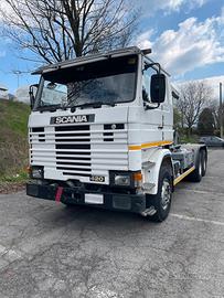 Scania 143 H 420 - Scarrabile tre assi - 1993
