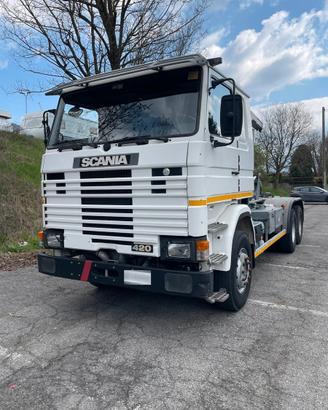 Scania 143 H 420 - Scarrabile tre assi - 1993
