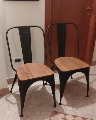 sedie stile industriale