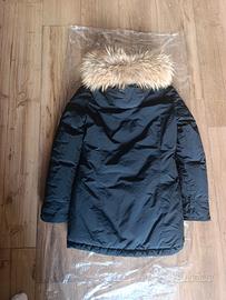 woolrich parka blu