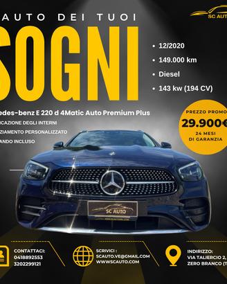 Mercedes E 220 D Premium Plus 4Matic 9G-Tronic Plu