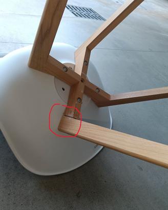 4 Sedie stile scandinavo