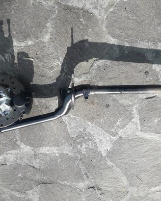 Forcella per modifica freno a disco vespa 