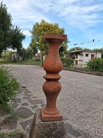 Colonnine d'epoca per balaustra in cotto toscano I