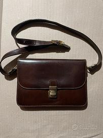 Borsa Pelle Vintage Piero Tucci Made in Italy