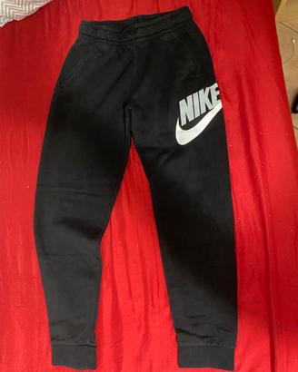 Pantaloni jogger Nike neri con logo bianco