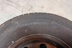 Ruota completa con pneumatico per camper ducato