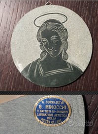 Quadro inciso su pietra ollare si spedizione