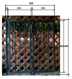 Cancelletto in ferro forgiato