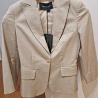 giacca donna beige nuova Flavio Castellani tg 40