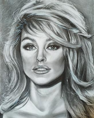 RITRATTO a carboncino su commissione