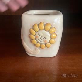 THUN Porta Spazzolini con Sole  – 10×9×9 cm