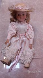 Bambola Porcellana Vintage Jessica Classique 40cm