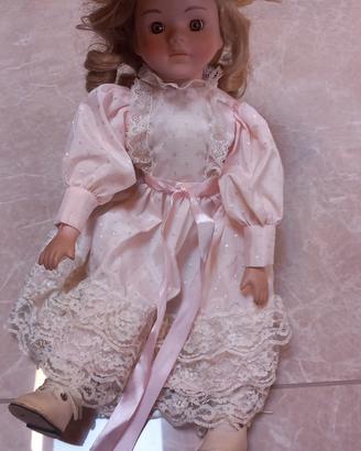 Bambola Porcellana Vintage Jessica Classique 40cm