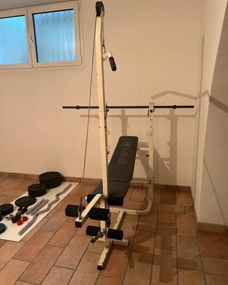 Home gym Completo + Multifunzionale + pesi