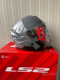 Casco Ls2 veros 2 con doppia visiera grigio  nardo