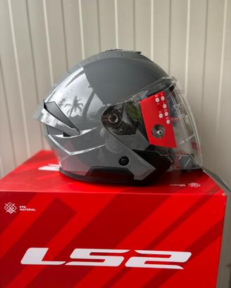 Casco Ls2 veros 2 con doppia visiera grigio  nardo