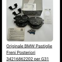pastiglie posteriore  bmw 