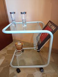 Carrello bar- Space Age - Bauhaus style , anni "70