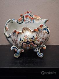 Cachepot in ceramica decorata