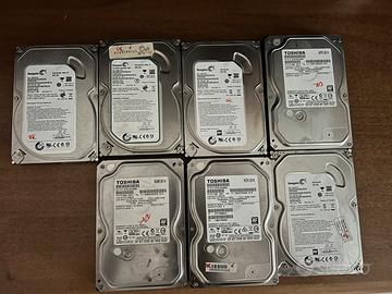 Lotto hdd da 500gb