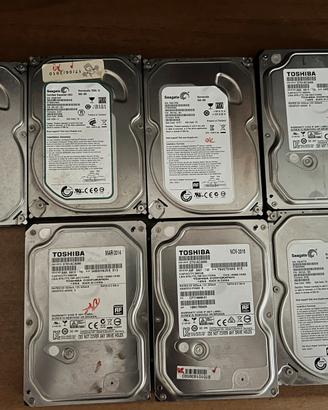 Lotto hdd da 500gb