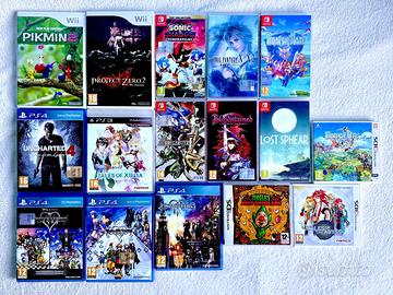 Videogiochi Nintendo e Playstation