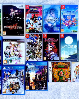 Videogiochi Nintendo e Playstation