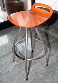 Sgabello Calligaris, seduta in ciliegio