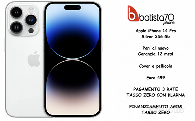 Apple iPhone 14 Pro Silver 256 Gb