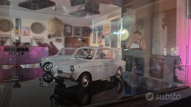 Fiat Bianchina 1/18 + Fantozzi e Teca