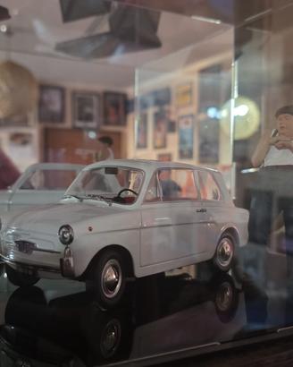 Fiat Bianchina 1/18 + Fantozzi e Teca