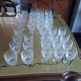 35 CALICI/BICCHIERI CRISTALLO WATERFORD VINTAGE