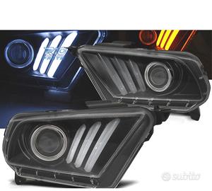 FARI FORD MUSTANG 10-14 LED DINAMICI NERO