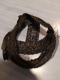 cappello nero vintage anni 50