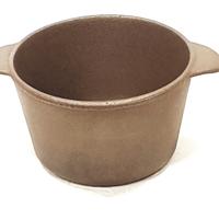 Pentola Ghisa naturale Ø16,5 due manici, Antica